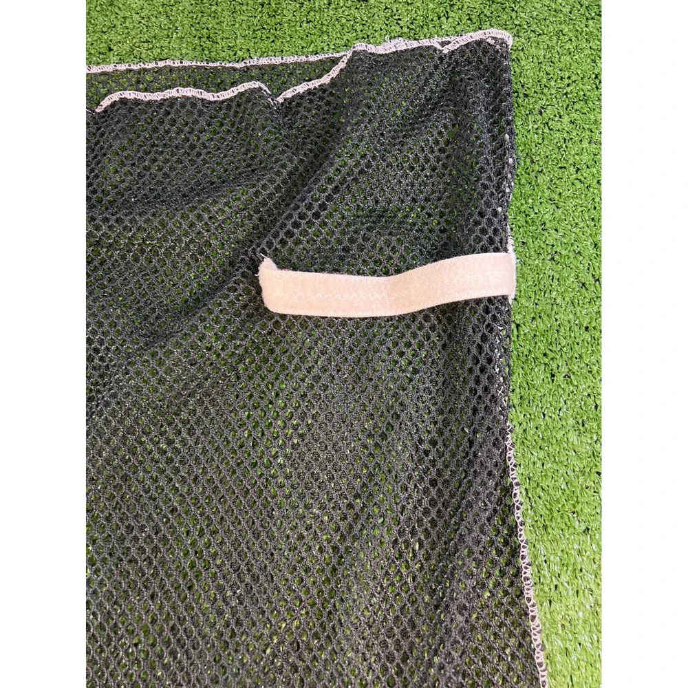 Jhonas Enroth‎ Black Mesh Laundry Bag Gym Bag Sports Equipment Storage Carryall